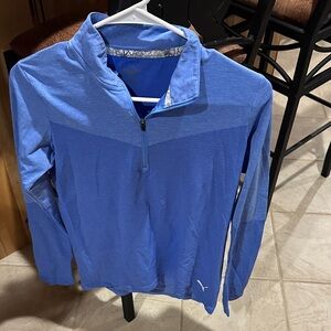 Puma Sky Blue Athletic Pullover